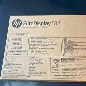 HP Elite Display S14. Portable monitor